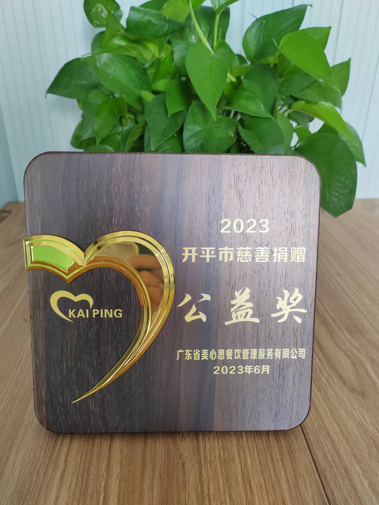 暖心助学！美心思荣获开平市公益慈善奖